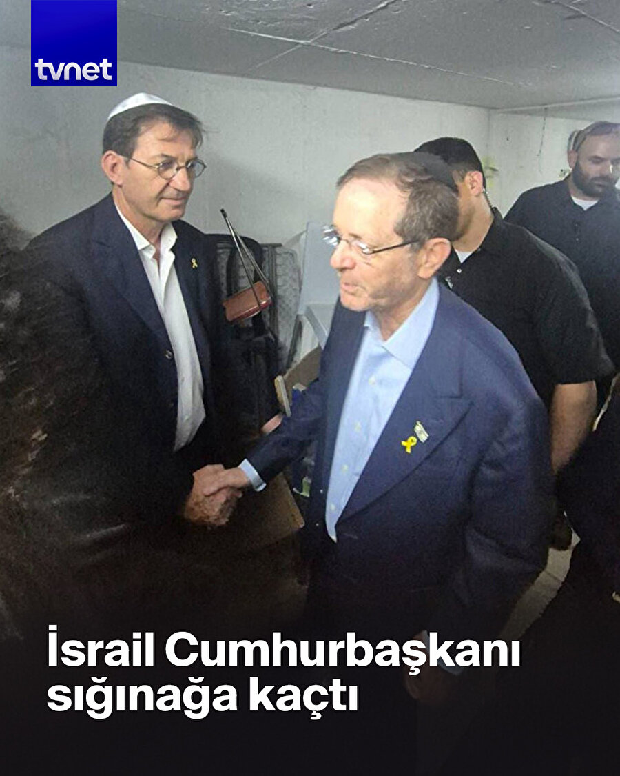 İran’ın füzeleri İsrail’i panikletti: Herzog sığınakta