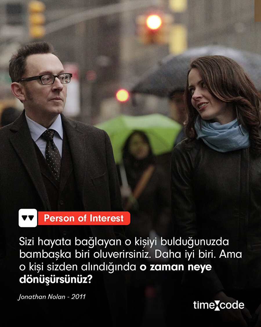 Person of Interest dizisinden alıntı