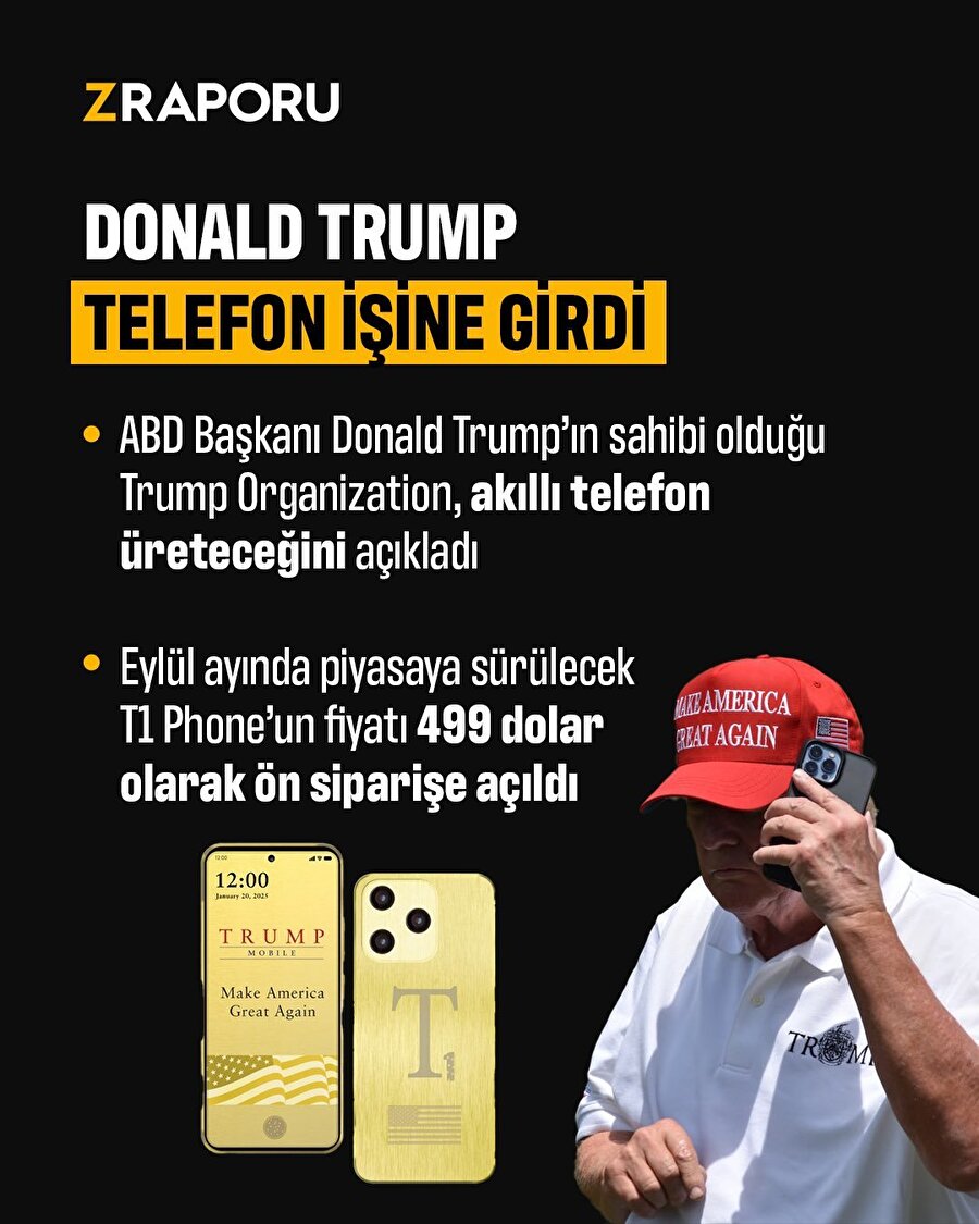 Trump artık telefon üreticisi 
