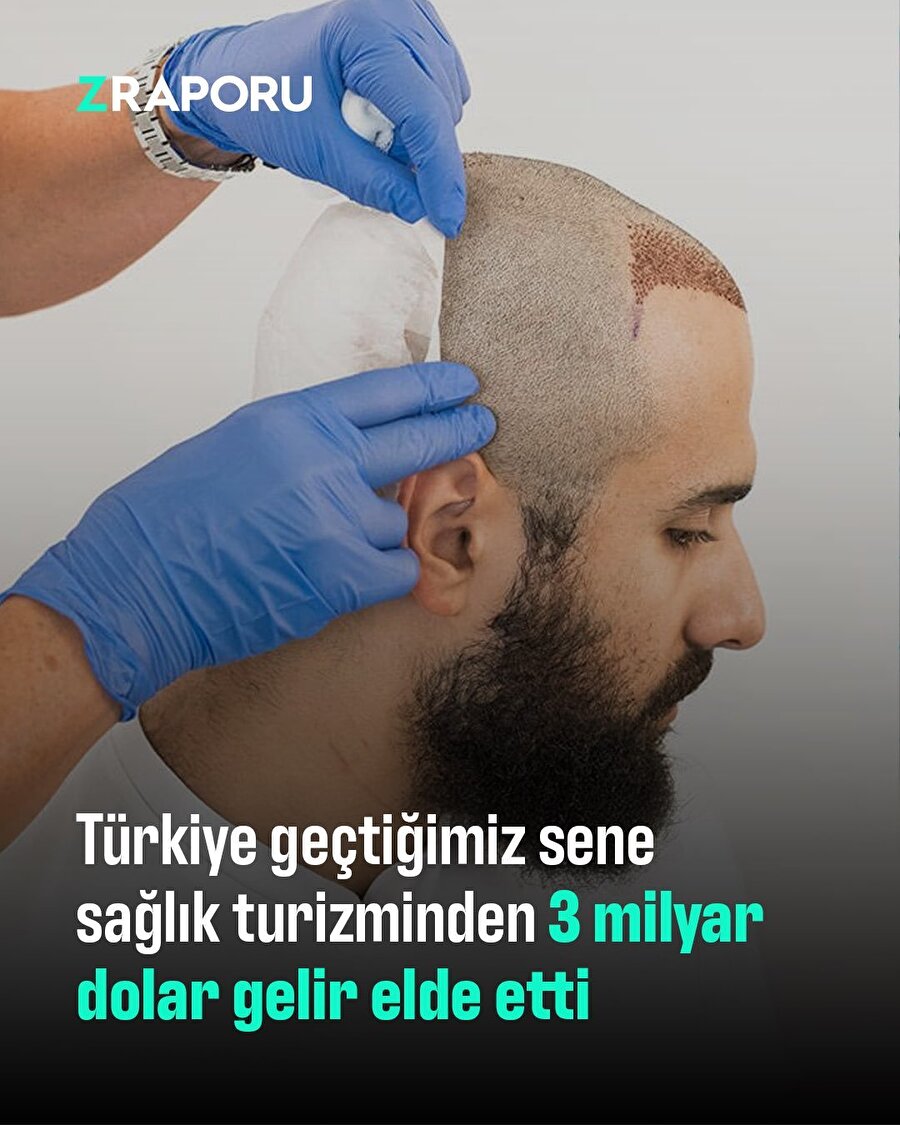 Türkiye geçtiğimiz yıl sağlık turizminden 3 milyar dolarlık gelir elde etti