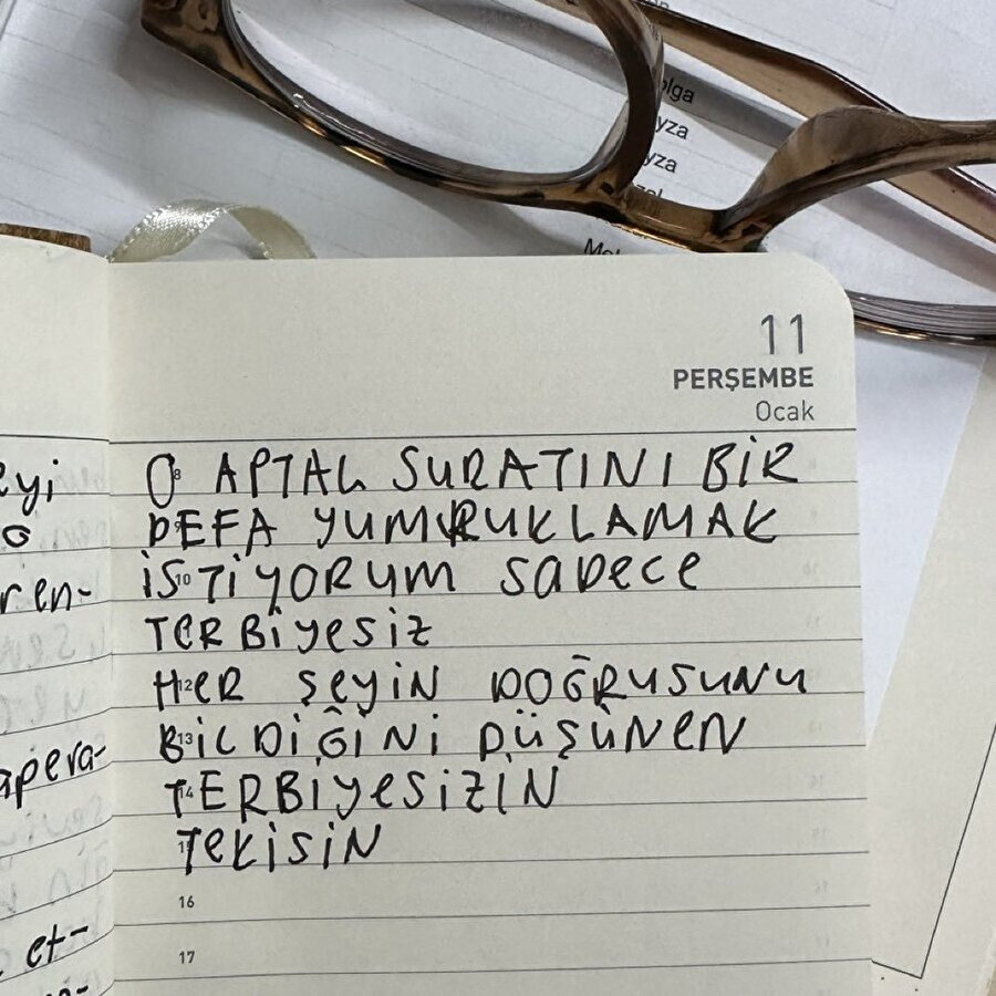 X: Günlük tutmak sizi rahatlatır Bizim tuttuğumuz günlükler: