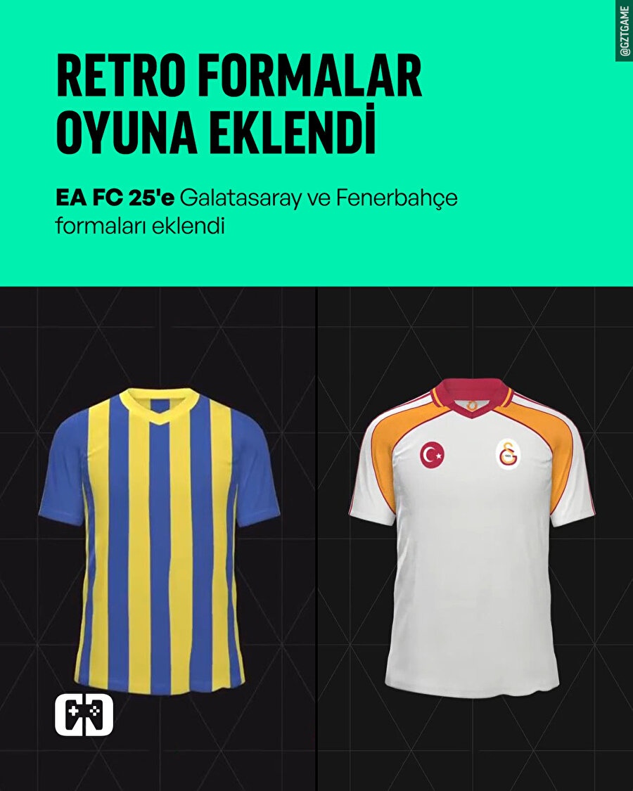 Retro formalar oyuna eklendi