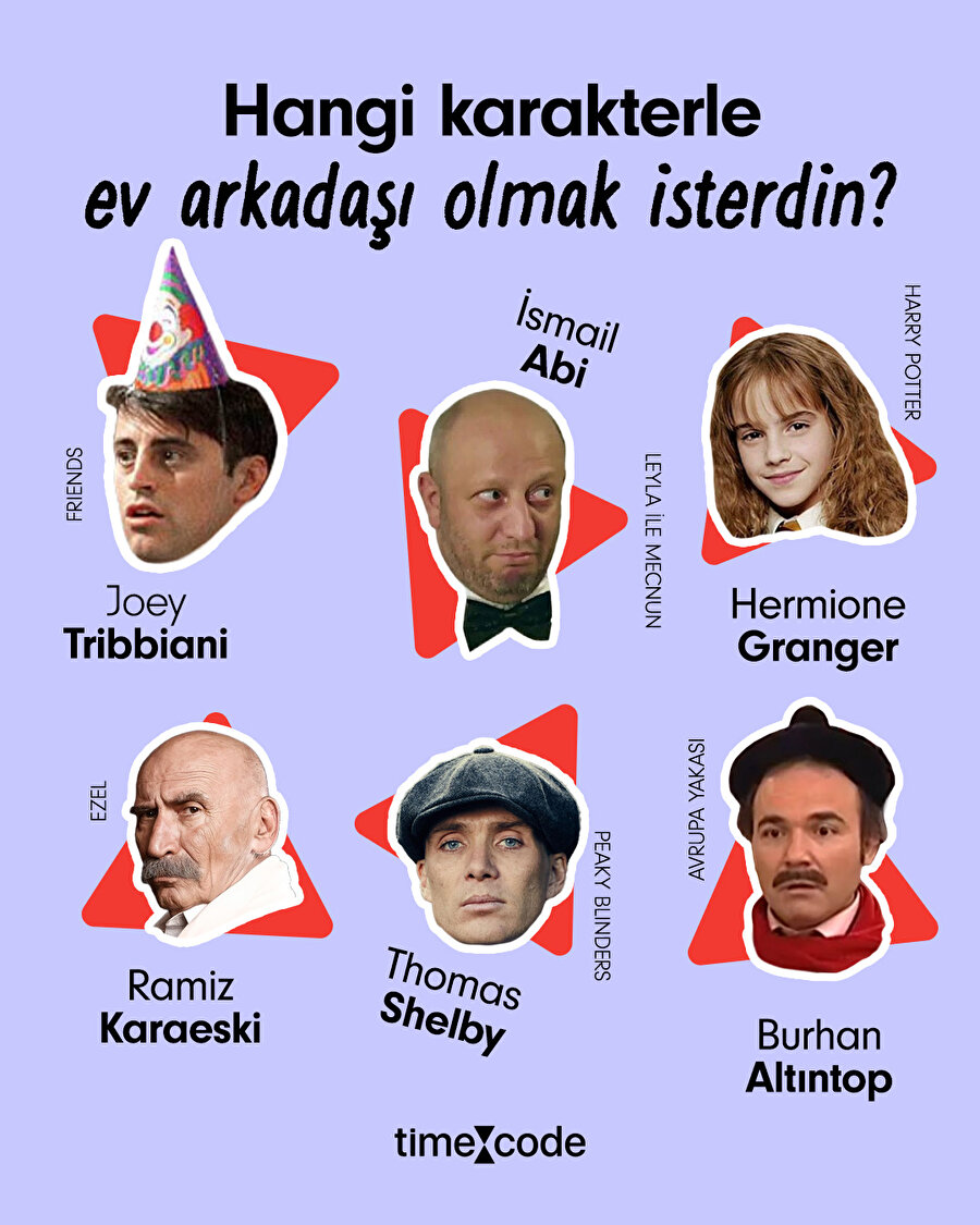 Hangi karakter ev arkadaşın olsun isterdin