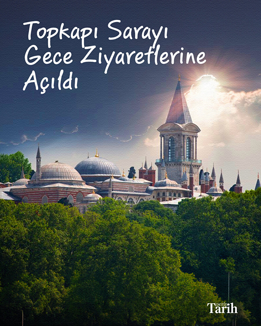 Topkapı Sarayı'nda gece turları başladı