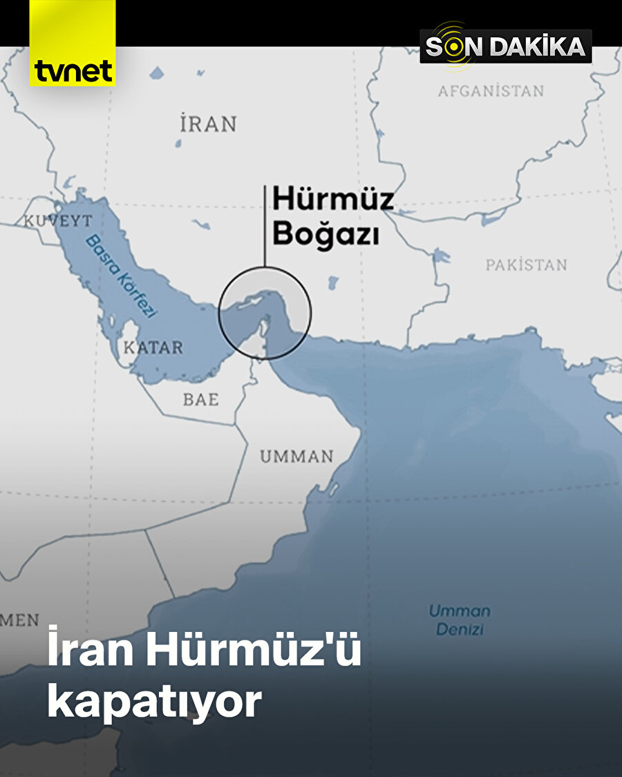 İran Hürmüz'ü kapatıyor