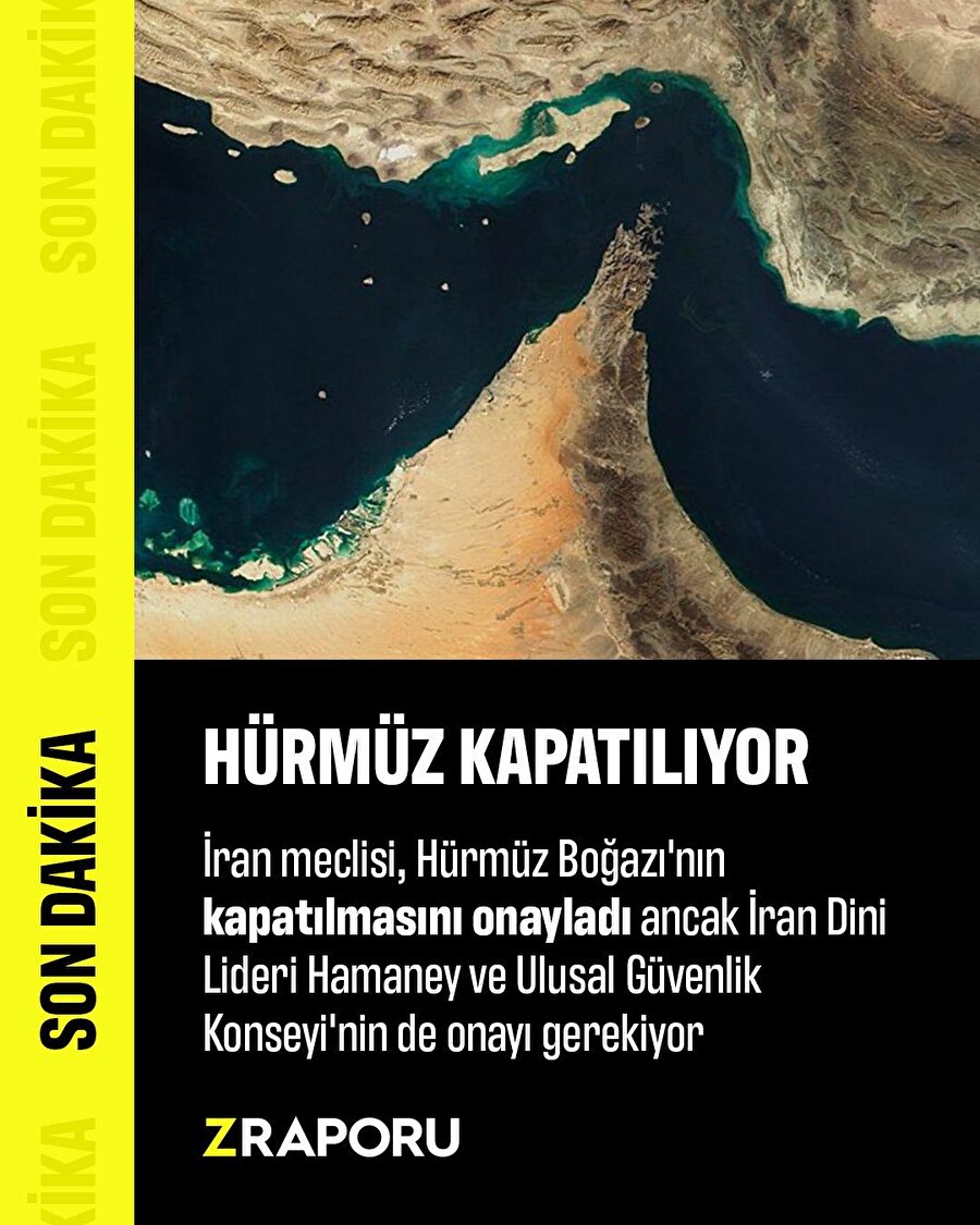 Hürmüz Boğazı kapatılıyor