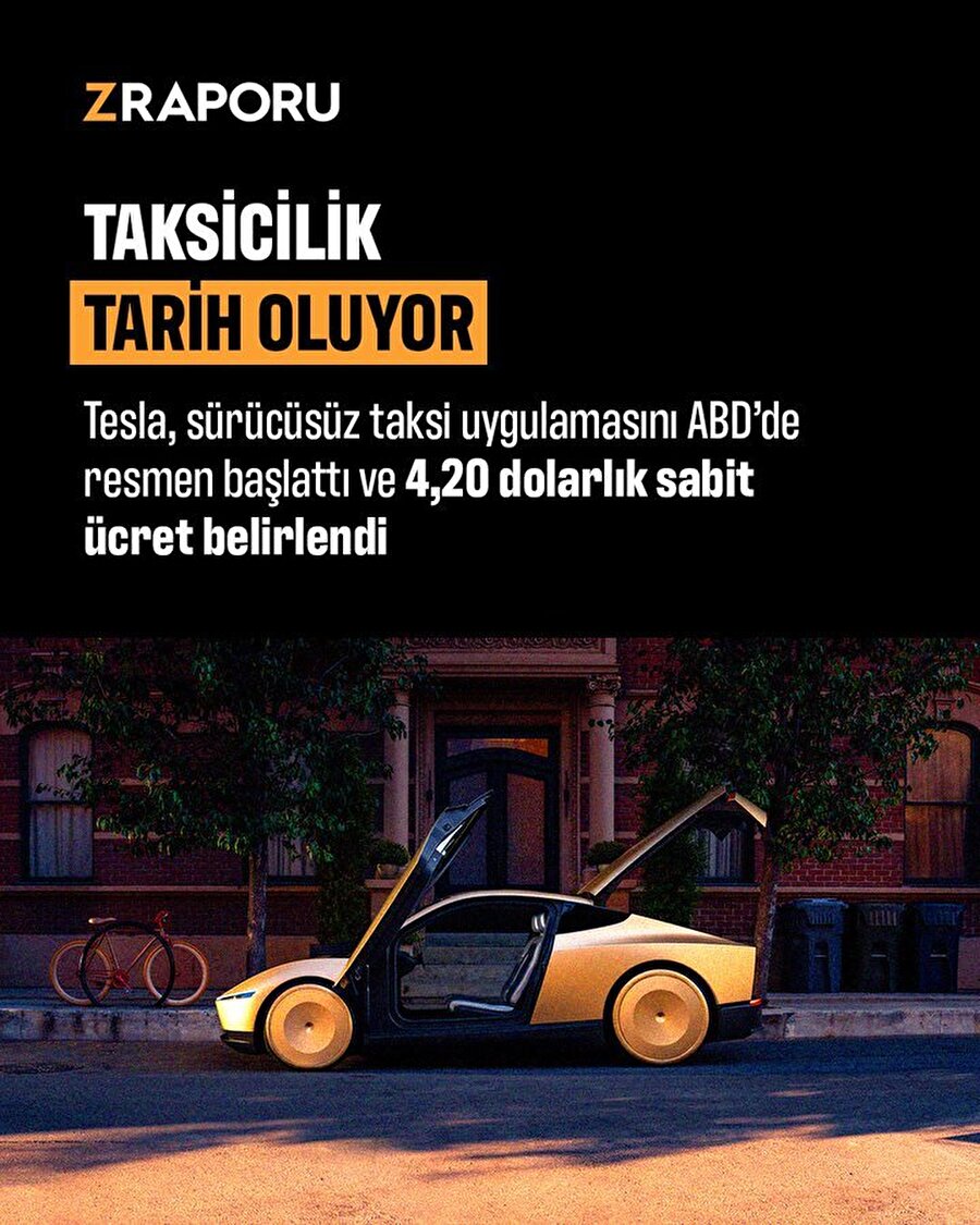 Taksicilik tarih mi oluyor: Musk buraya da el attı