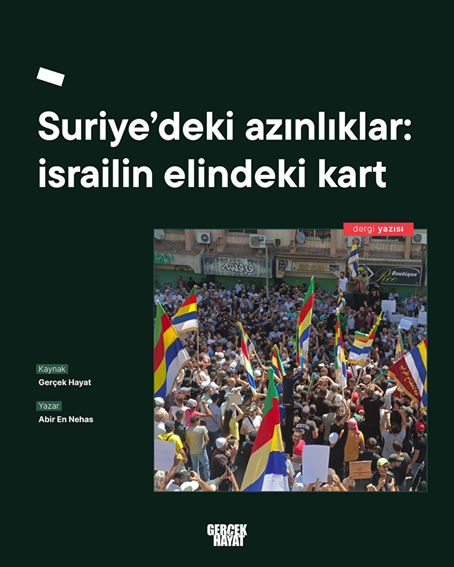 Suriye'deki azınlıklar: israilin elindeki kart