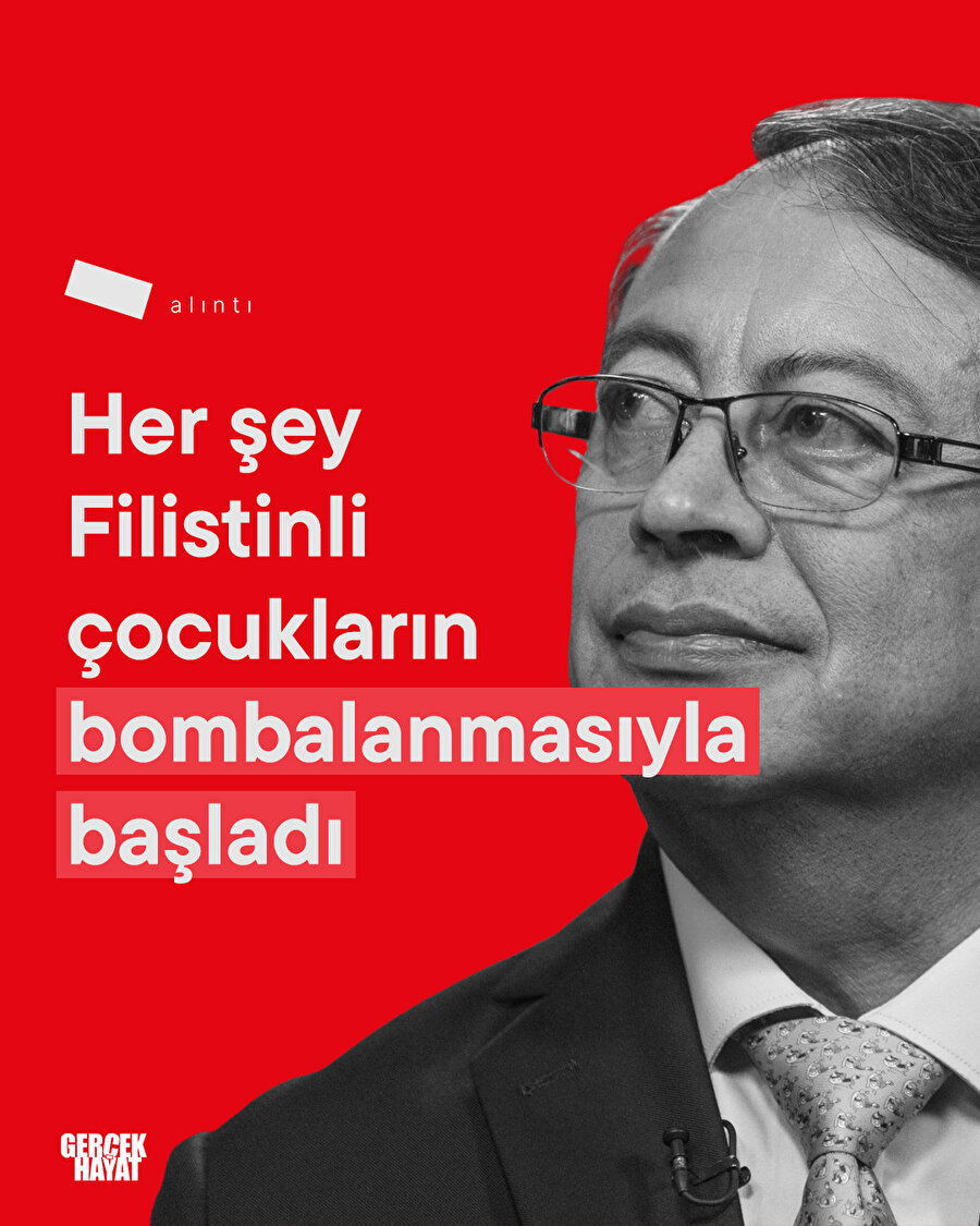 Kolombiya Cumhurbaşkanı: Her şey Filistinli çocukların bombalanmasıyla başladı