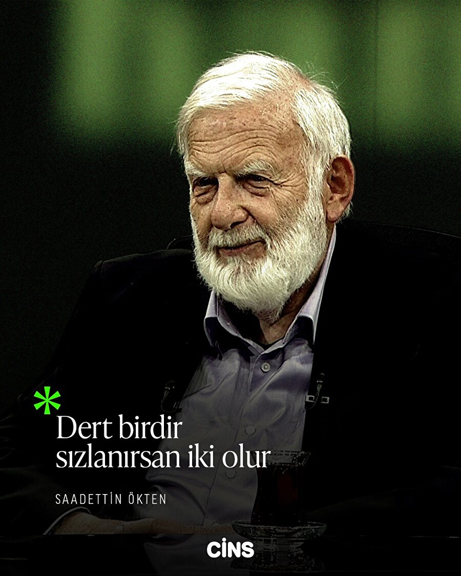 Sadettin Ökten'den derde dair