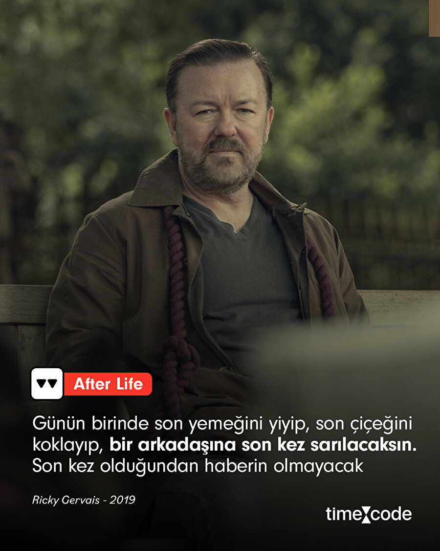 After Life dizisinden alıntı