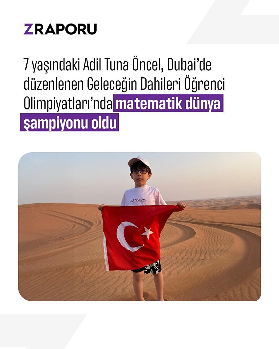 7 yaşında matematik dünya şampiyonu oldu