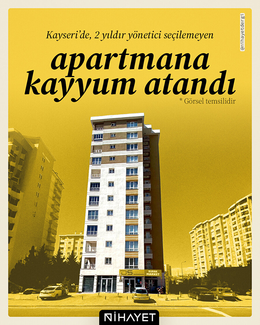 Kayseri'de apartmana kayyum atandı 👨‍⚖️
