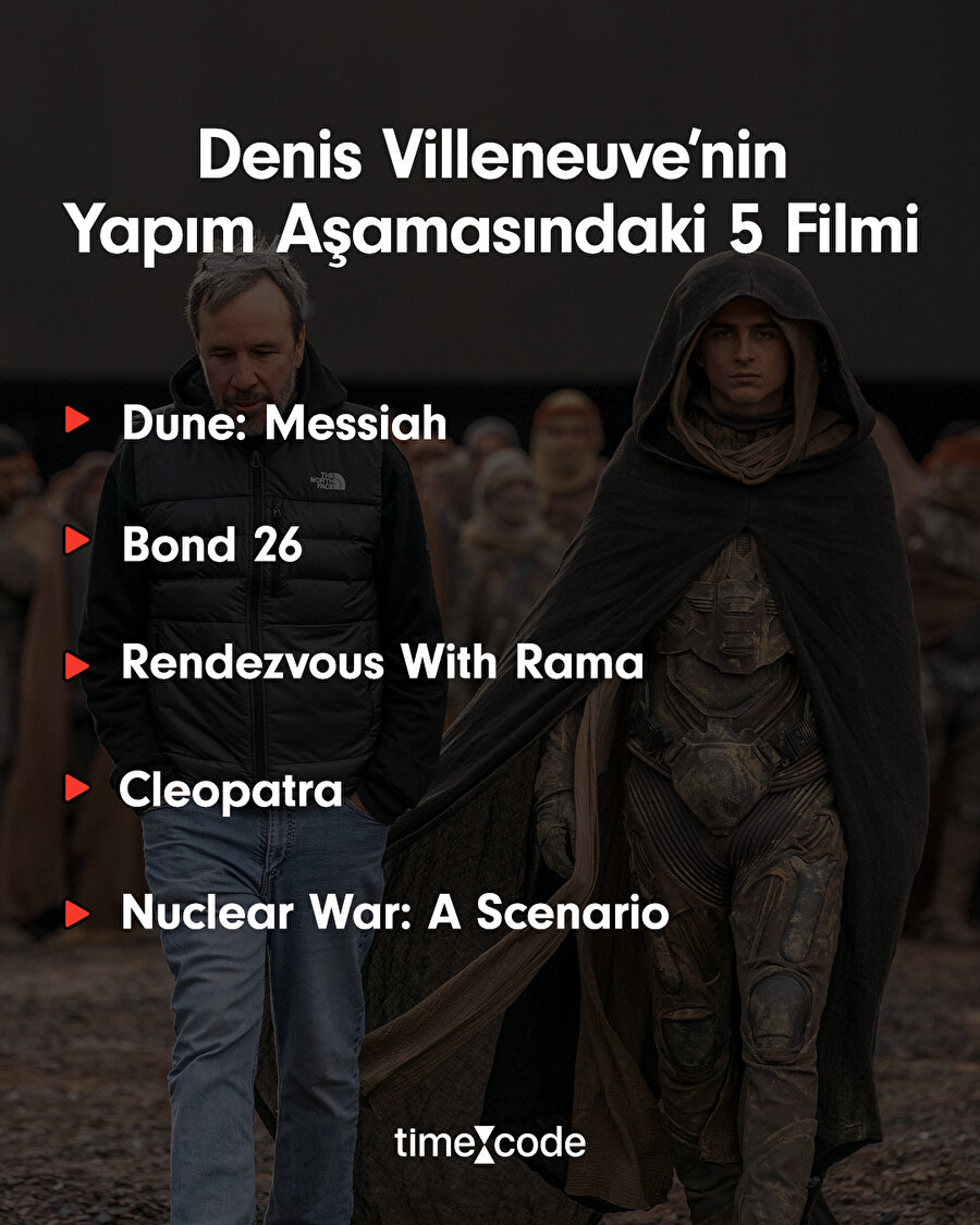 Denis Villeneuve aynı anda 5 filmi yönetiyor