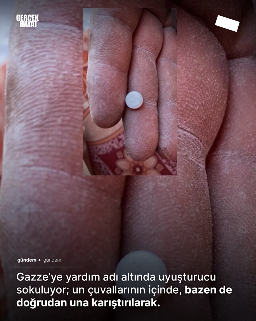 Gazze'ye yardım adı altında uyuşturucu sokuluyor