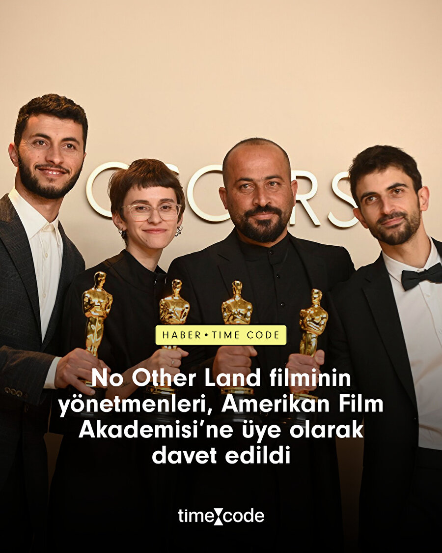 No Other Land belgeselinin yönetmenleri Amerikan Film Akademisi'ne üye olarak davet edildi