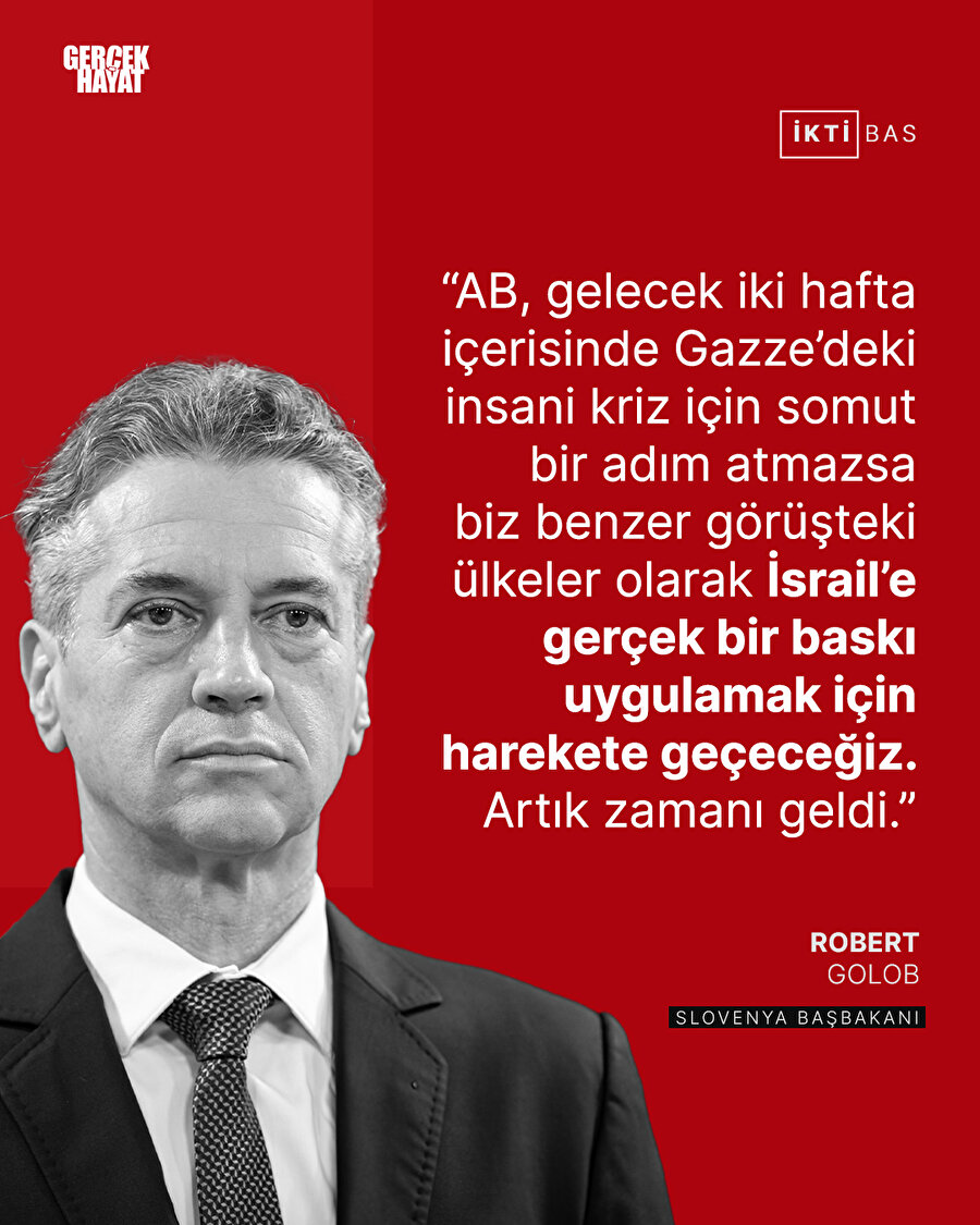 Slovenya Başbakanı Robert Golob: İsrail'e gerçek bir baskı uygulamak için harekete geçeceğiz