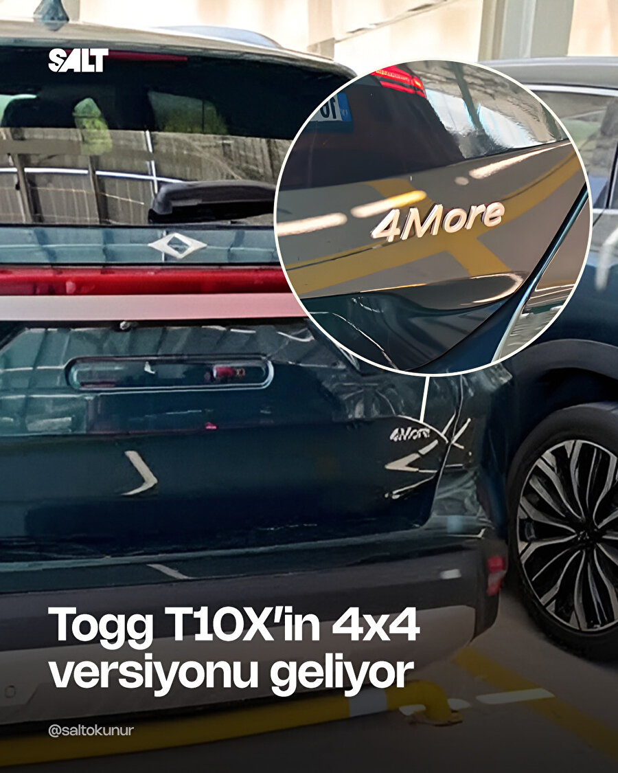Togg T10X'in dört çeker versiyonu geliyor