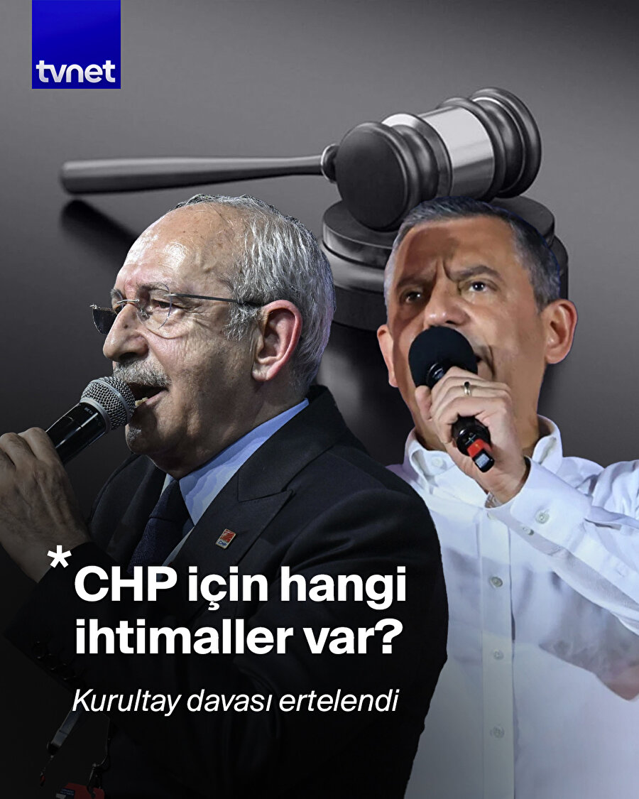 CHP kurultayı davası 8 Eylül'e ertelendi