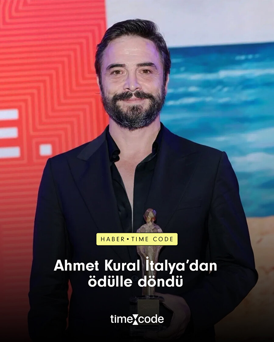 Ahmet Kural İtalya'dan ödülle döndü