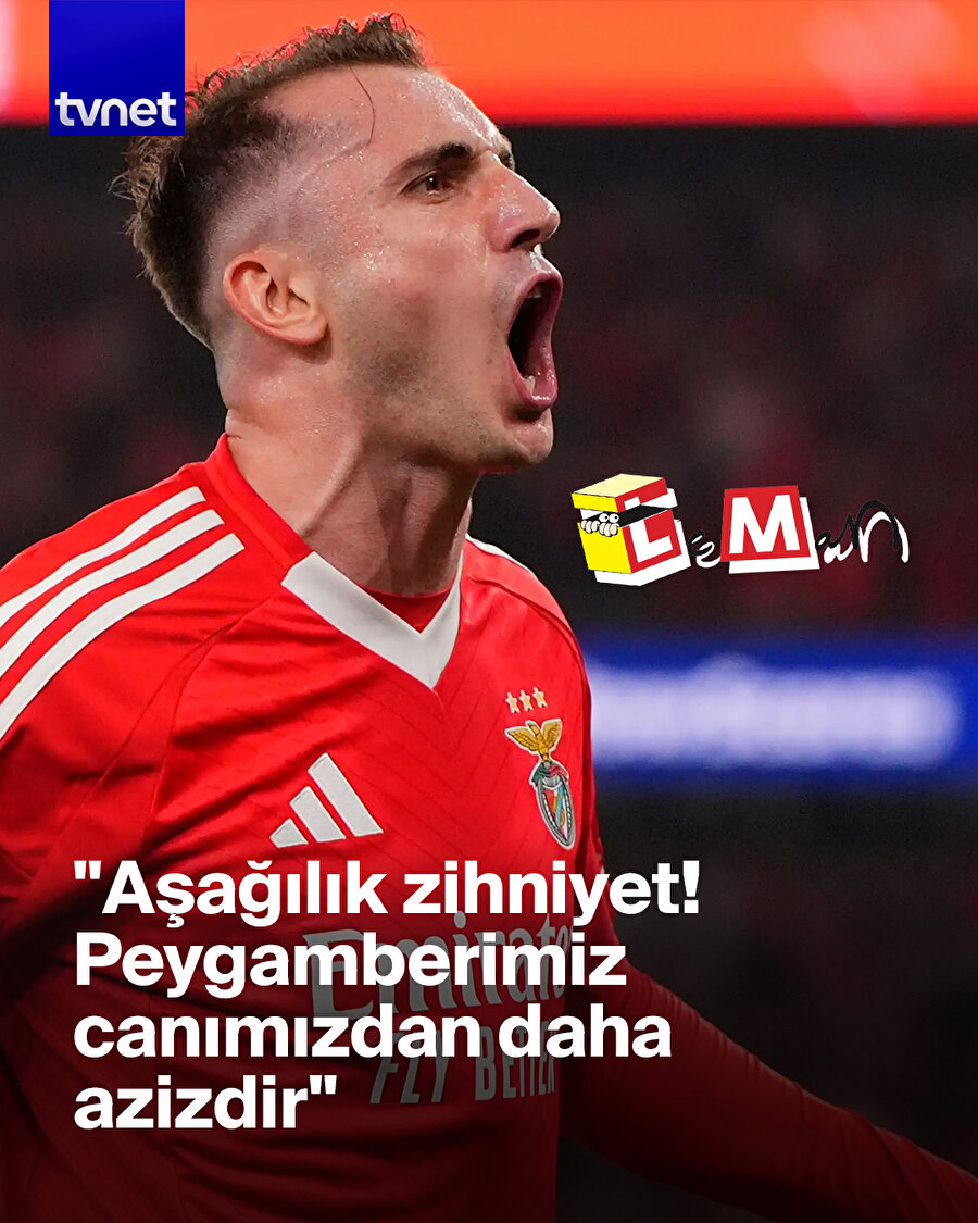 Kerem Aktürkoğlu'ndan Leman'ın alçak çizimine tepki: Yere batsın zihniyetiniz