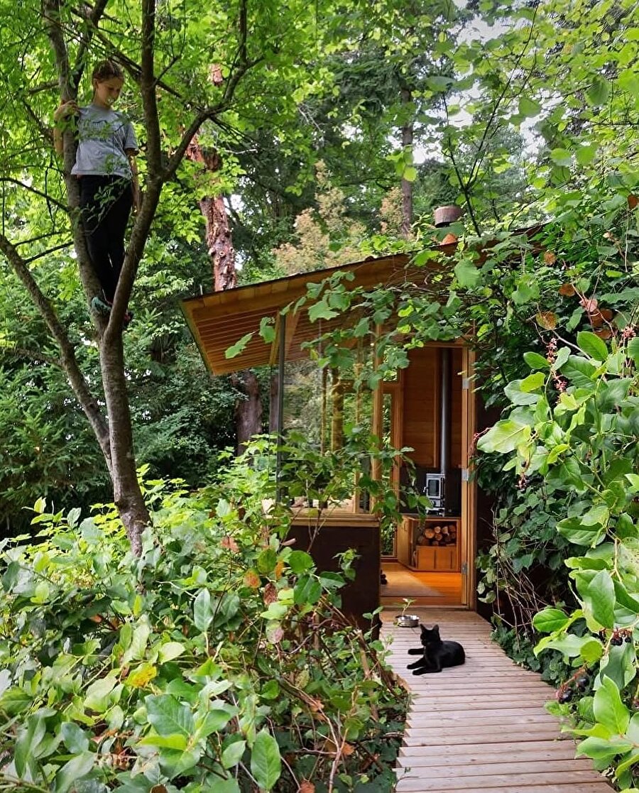 Bir mimarın kızıyla birlikte tasarladığı 7 metrekarelik ortak alan 🏡