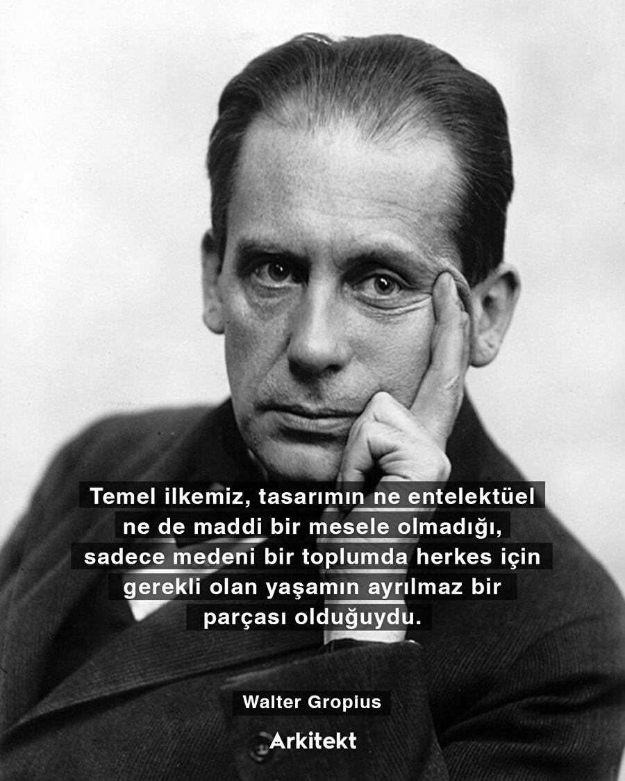 Bauhaus'un kurucusu: Walter Gropius