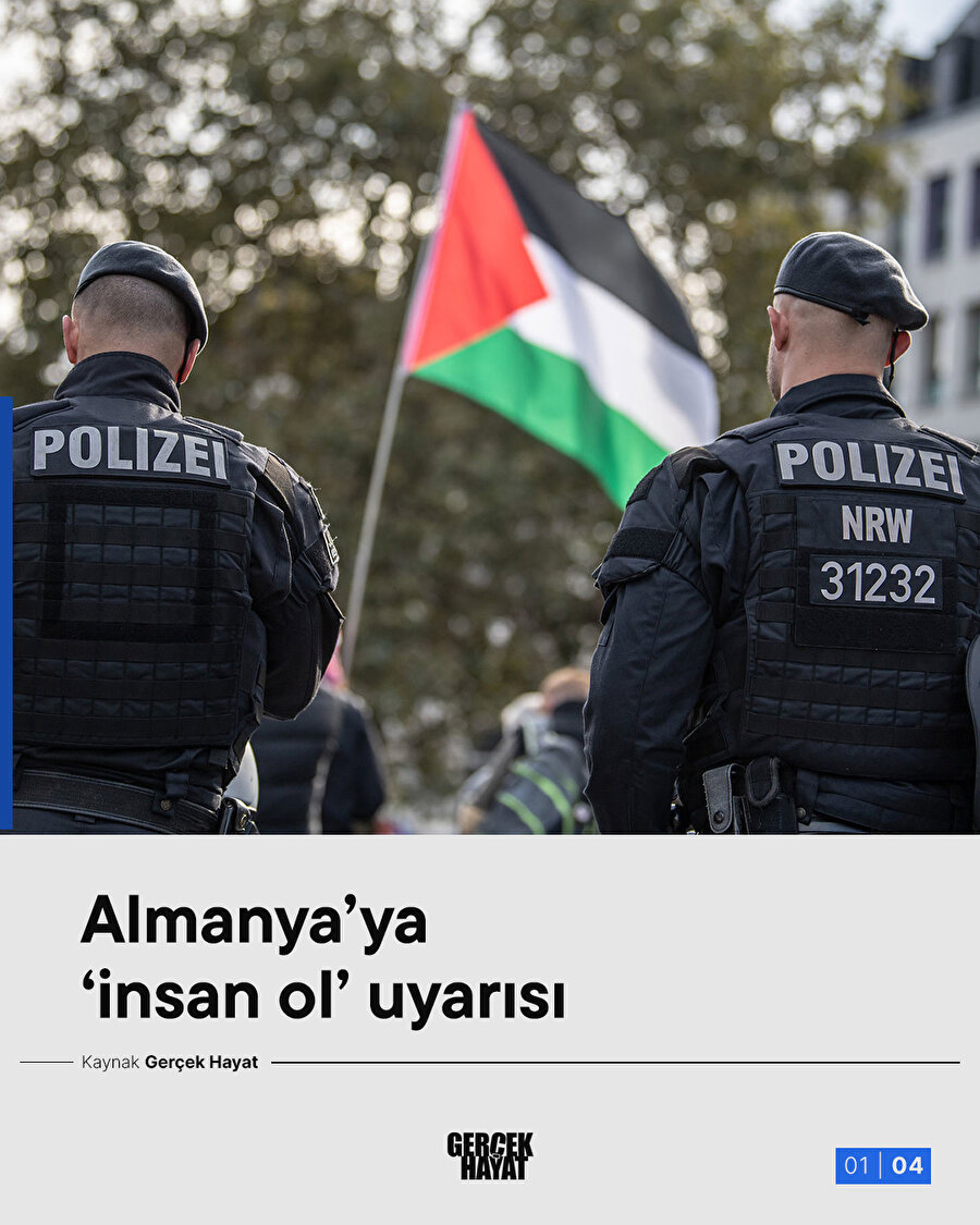 Almanya'ya 'insan ol' uyarısı 