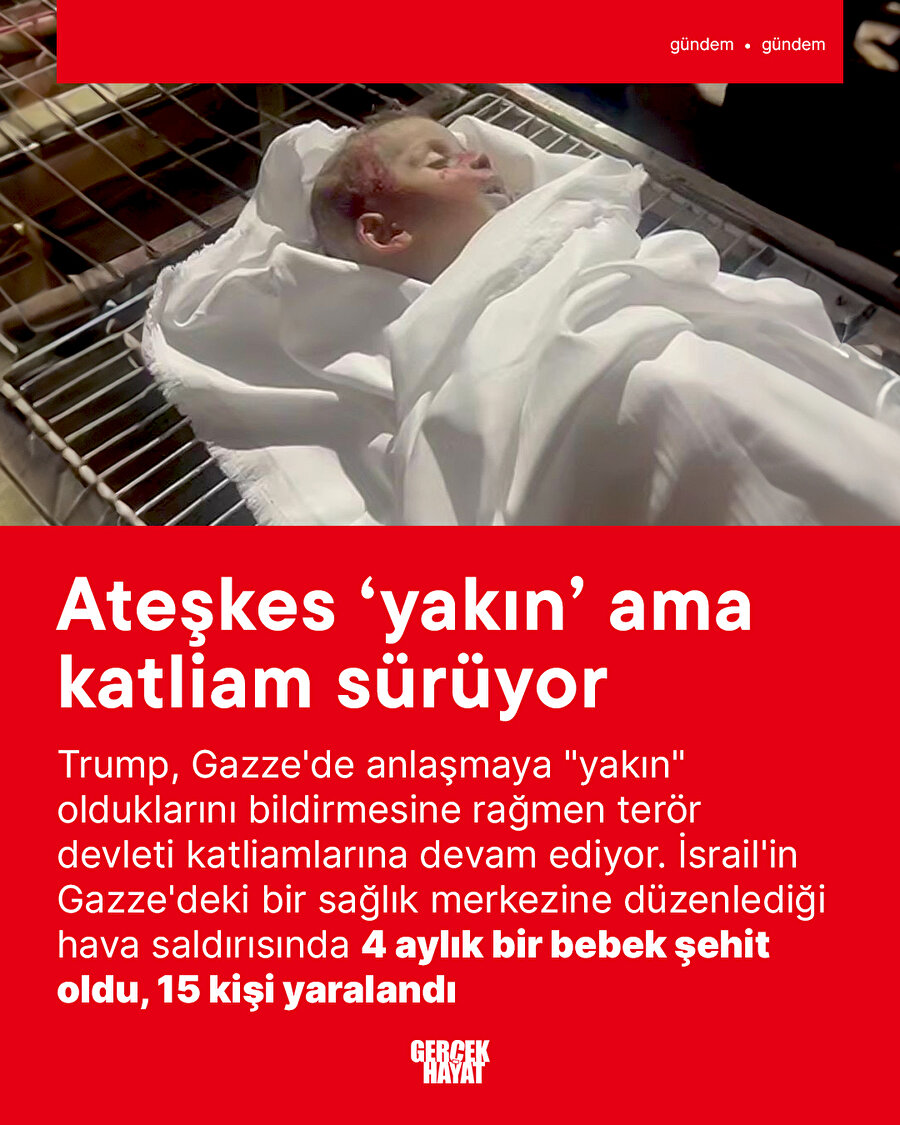 Ateşkes ‘yakın’ ama katliam sürüyor