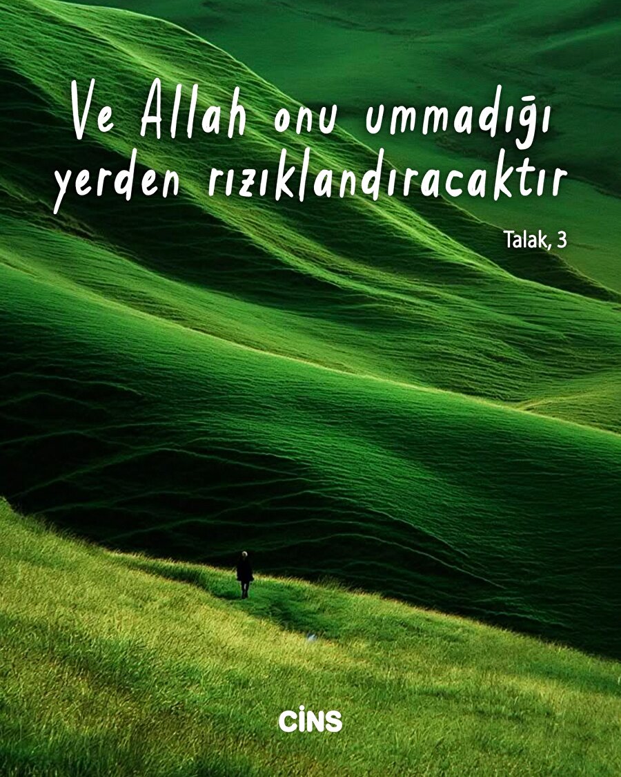 Umudu ve rızkı müjdeleyen ayet