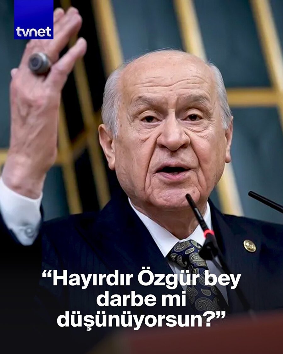 "Sandıkla yapamadığını silahların gölgesinde mi planlıyorsun?"