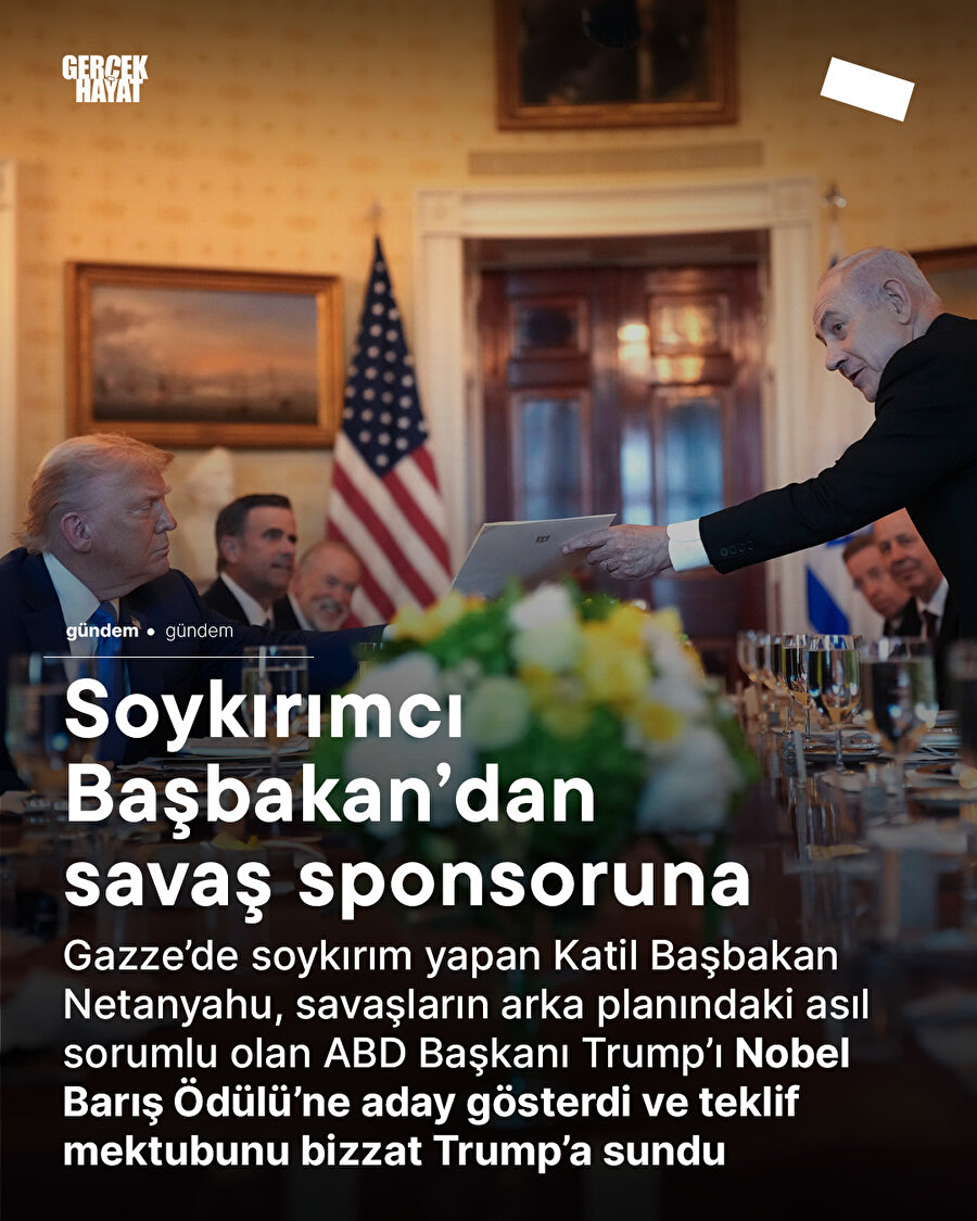 Soykırımcı Başbakan'dan savaş sponsoruna