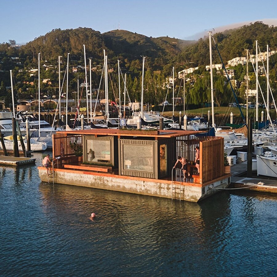 Yüzen Sauna Fjord, San Francisco Körfezi’nde Konumlanıyor