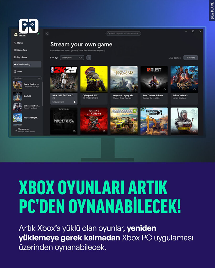 Xbox oyunları artık PC’den oynanabilecek!