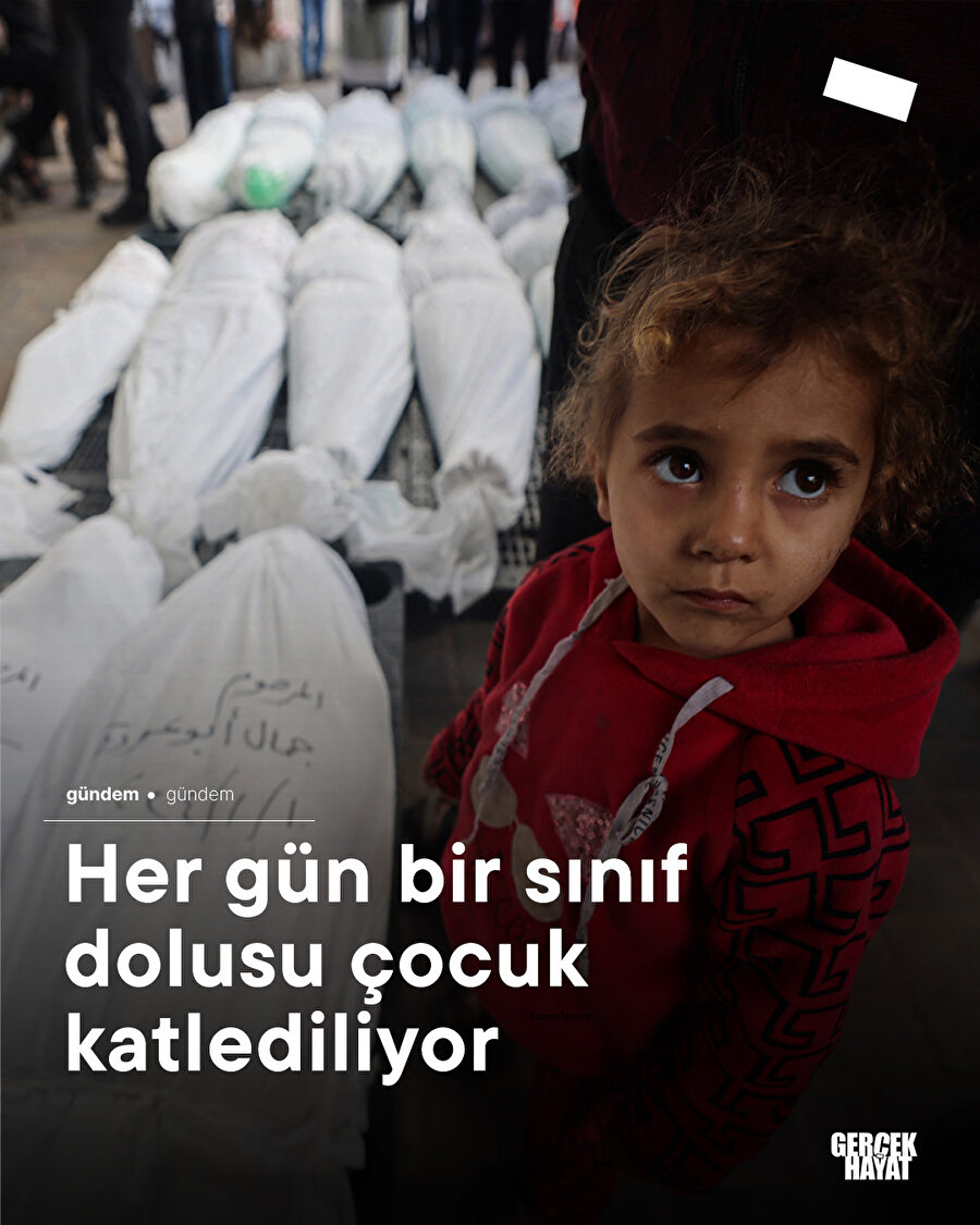 Her gün bir sınıf dolusu çocuk katlediliyor