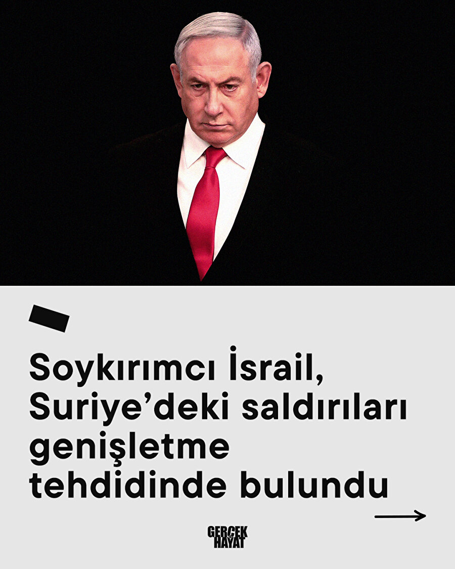 Soykırımcı İsrail, Suriye’deki saldırıları genişletme tehdidinde bulundu