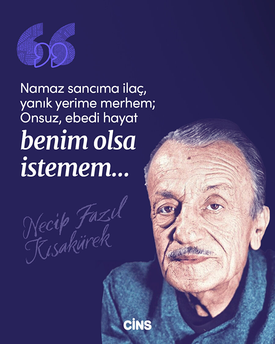 Necip Fazıl'dan namaza dair