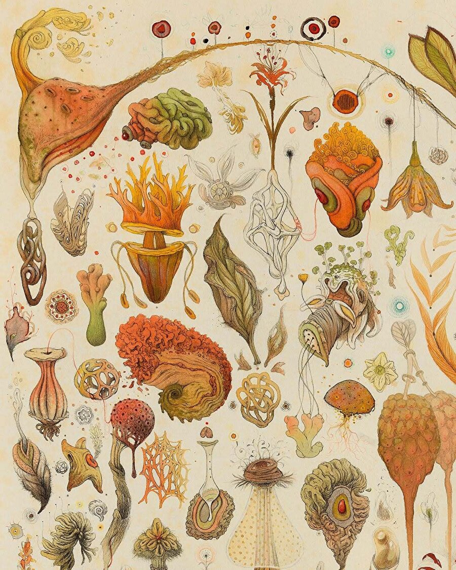 Doğanın yeniden kurgulanmış hali: Sanchez’in büyüleyici eserleri ✨