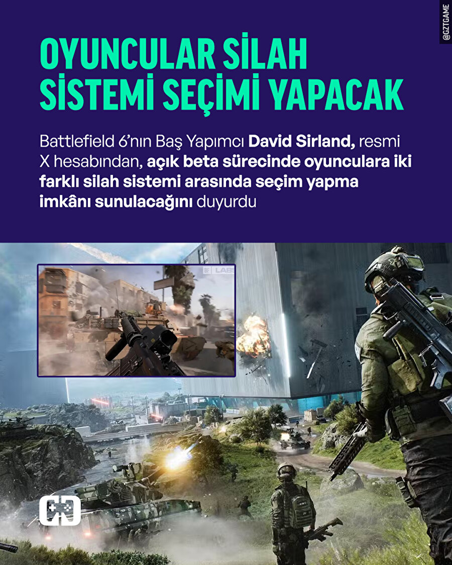 Battlefield 6'ya silah sistemi seçme hakkı oyuncuya sunuluyor