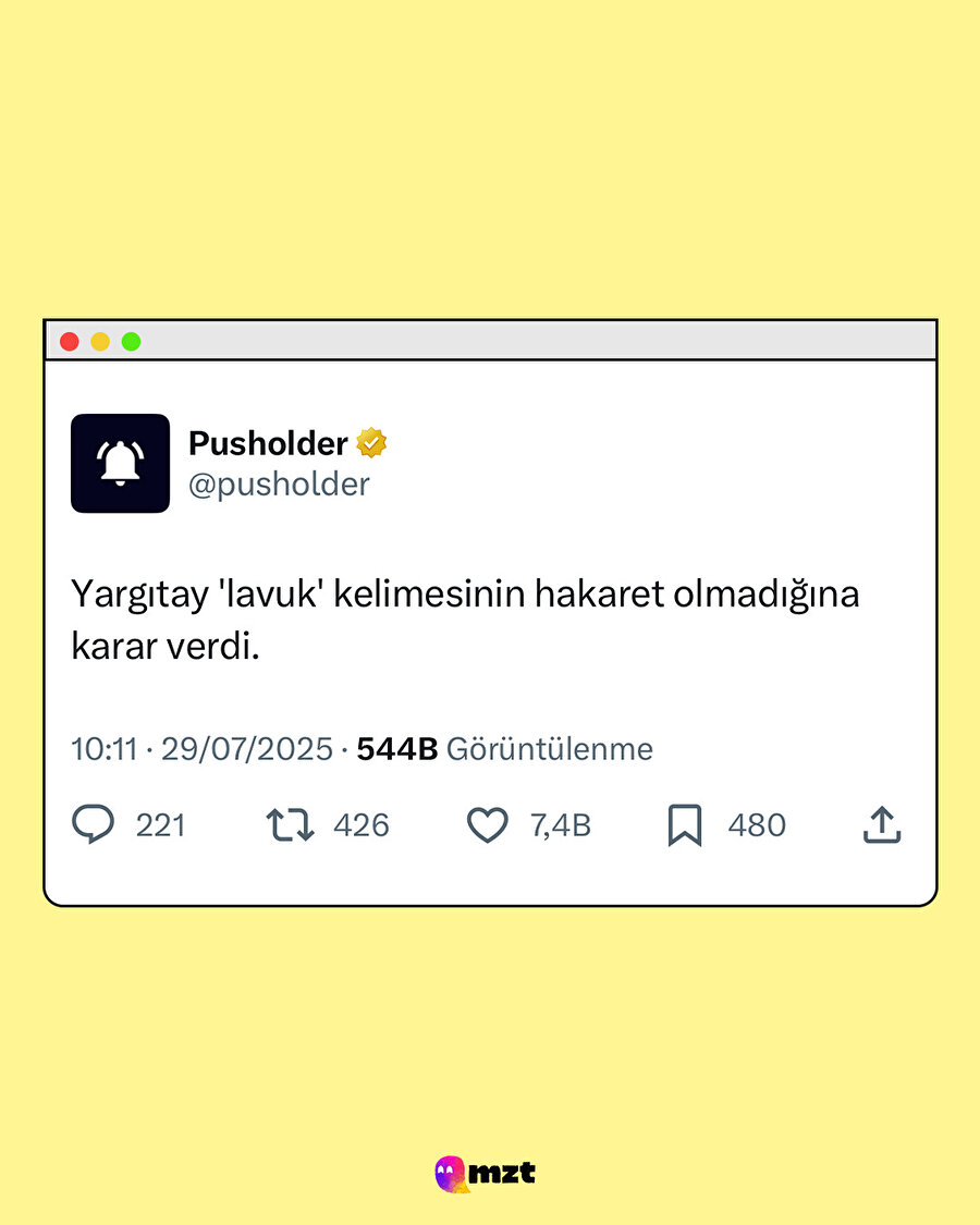 Yargıtay ‘lavuk’ kelimesinin hakaret olmadığına karar verdi