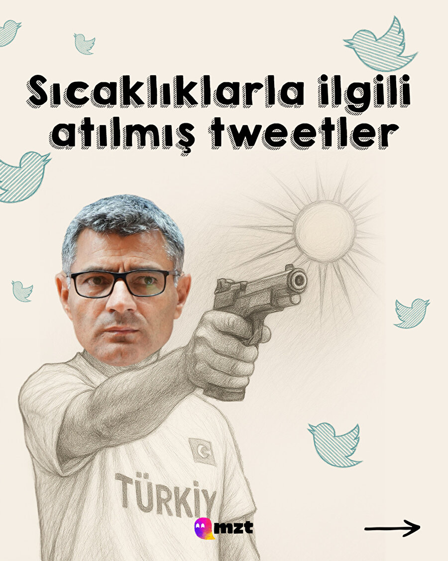 Sıcaklıklarla ilgili atılmış tweetler