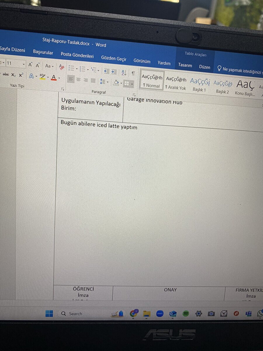 Staj günlüğü nasıl tutulur?