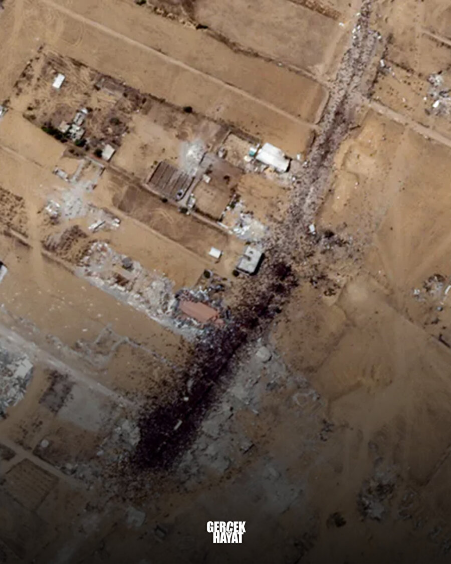 Gazze'de açlık, dünyanın gözleri önünde: Uzaydan bile görünür hale geldi
