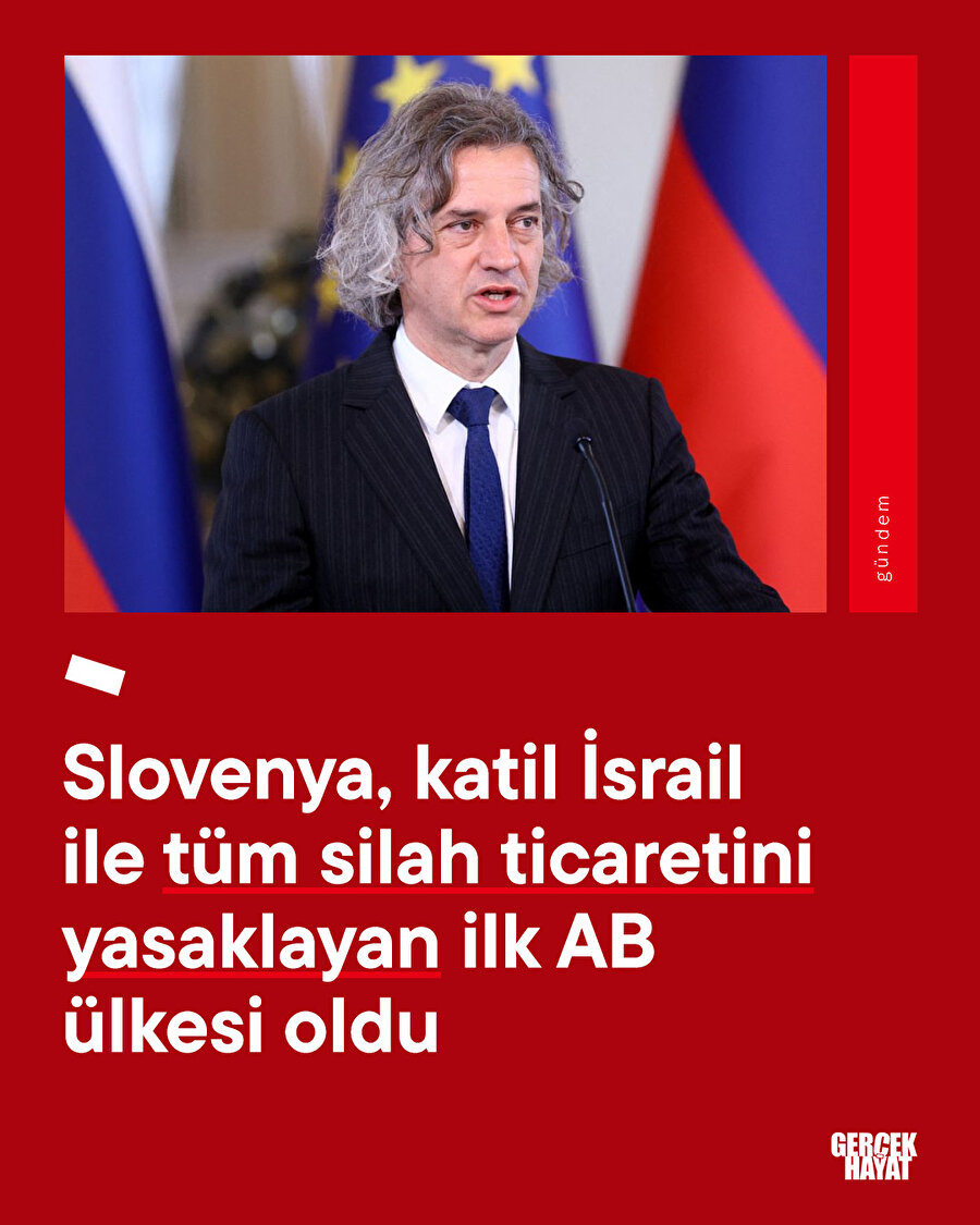 Slovenya, katil İsrail ile tüm silah ticaretini yasaklayan ilk AB ülkesi oldu