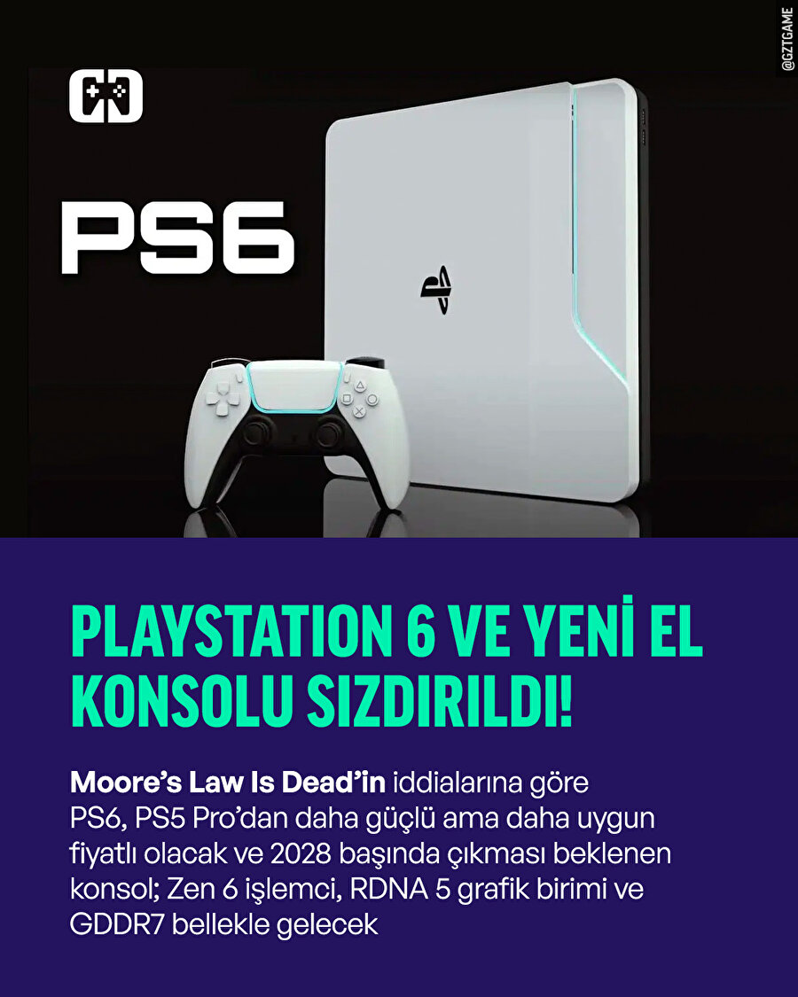 PlayStation 6 ve yeni el konsoluna ait teknik özellikler sızdırıldı