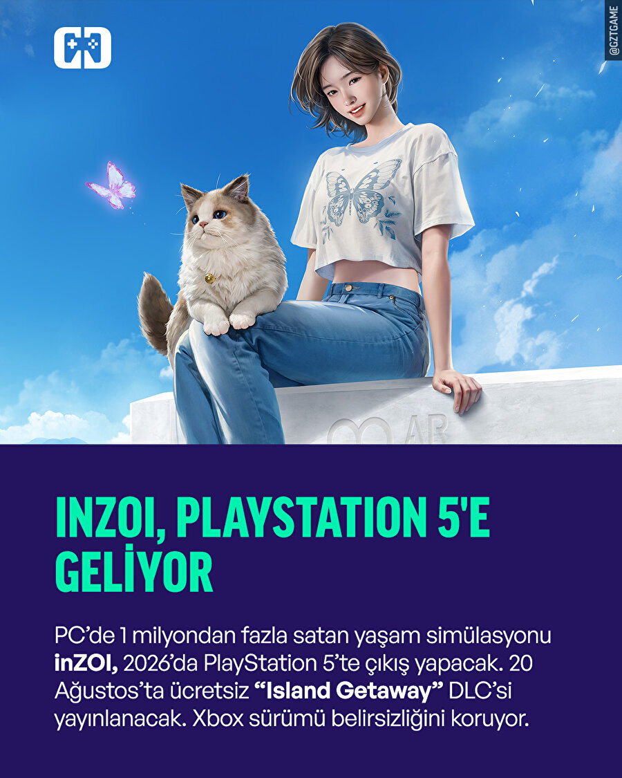  inZOI, PlayStation 5'e geliyor