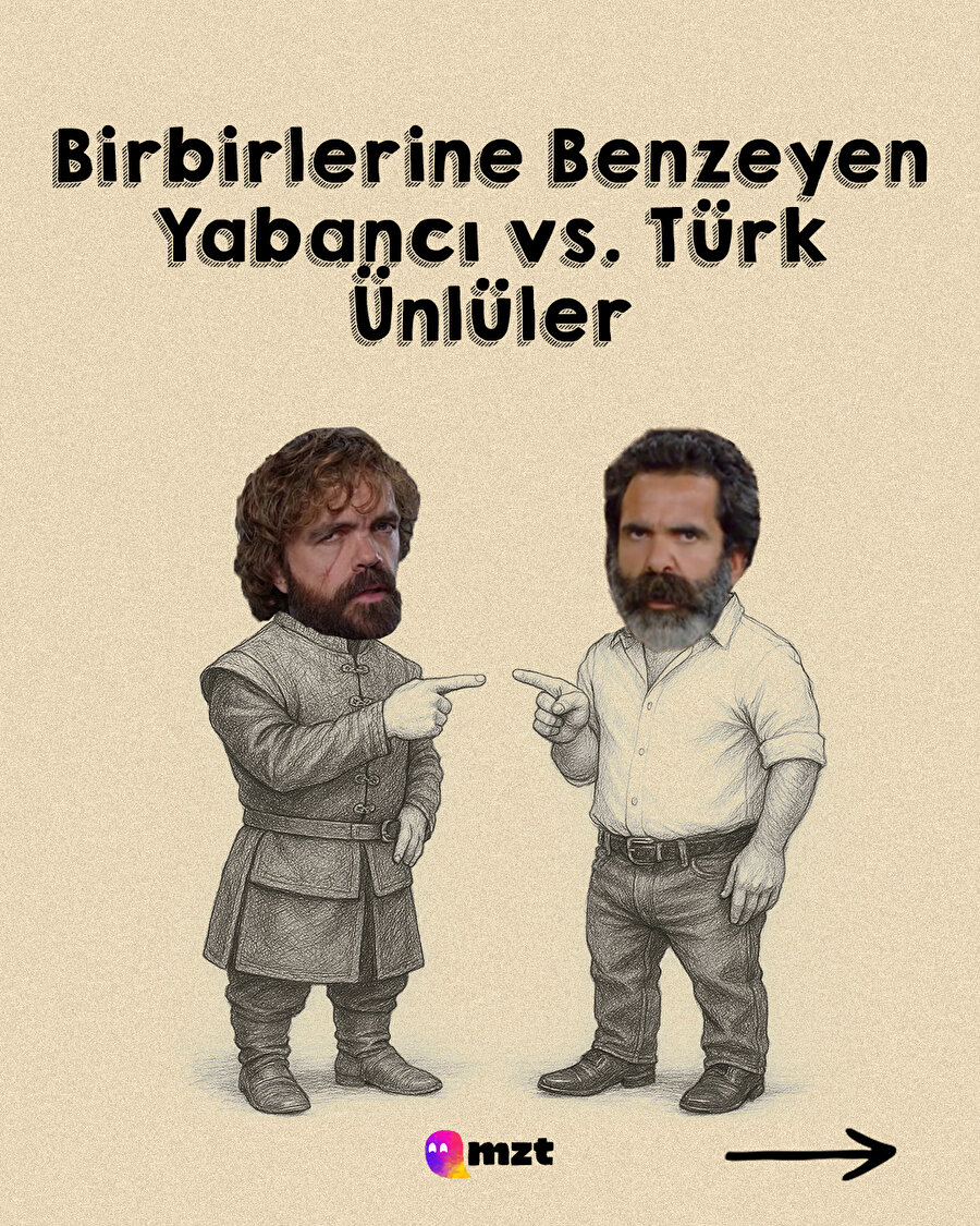 Birbirlerine benzeyen yabancı vs. Türk ünlüler