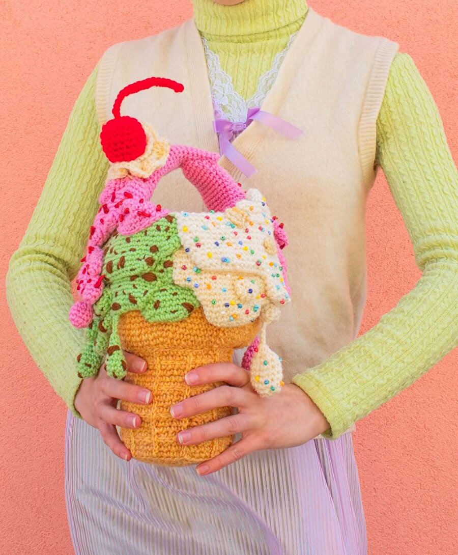 Tığla örülmüş yaşayan aksesuarlar🧶