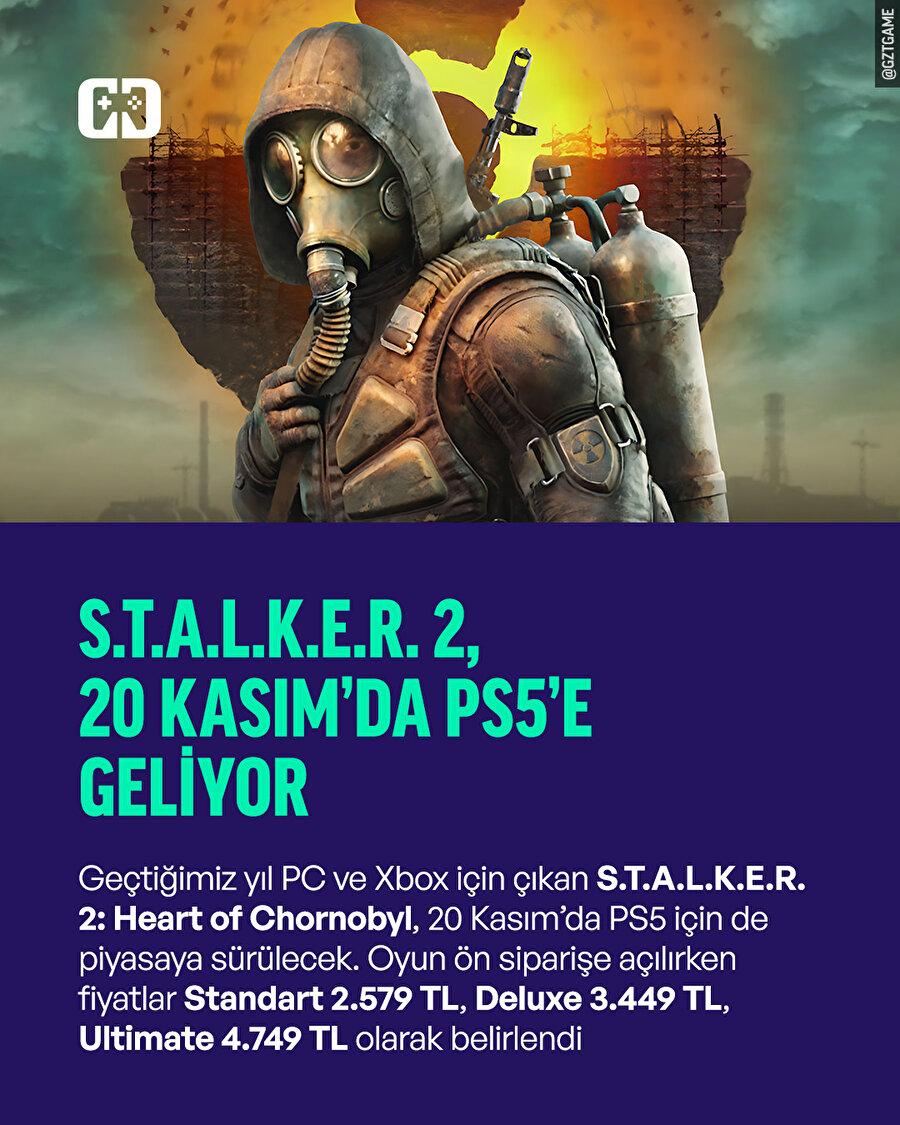 S.T.A.L.K.E.R. 2: Heart of Chornobyl, nihayet PlayStation 5 için de çıkış yapıyor