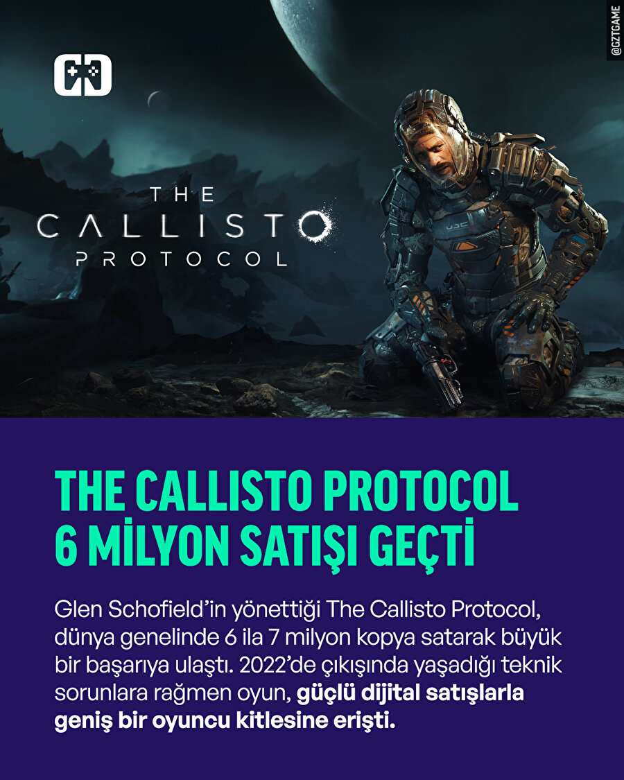 The Callisto Protocol, 6 ila 7 milyon kopya sattı
